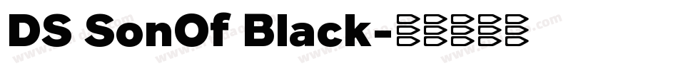 DS SonOf Black字体转换